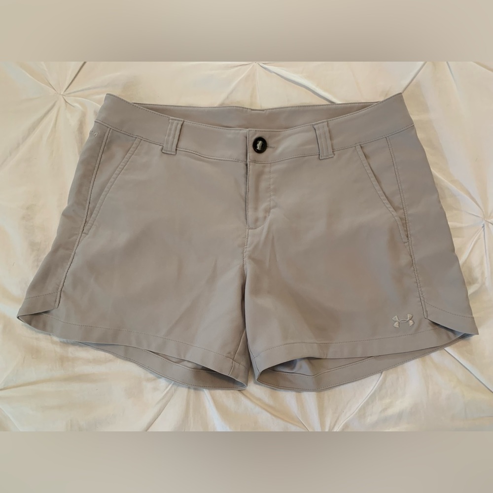 Women's Under Armour Fitted Heat Gear Shorts Sz 10
